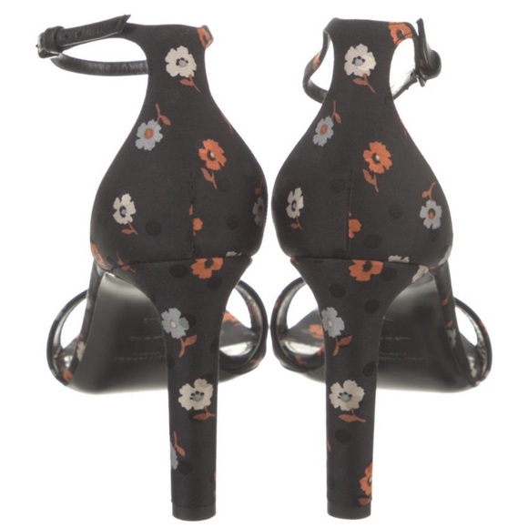 Saint Laurent Bea Ankle Strap Sandals In Nero Multicolor 41 - Picture 6 of 15